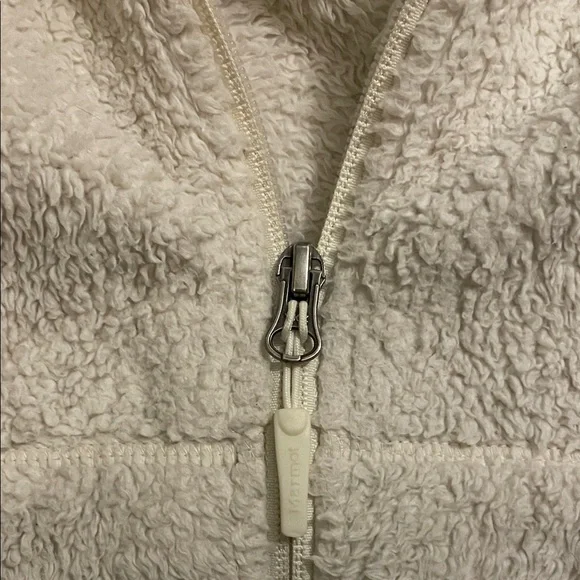 Marmot Cream Fleece Zip Up Sweatshirt Size S - Picture 4 of 14